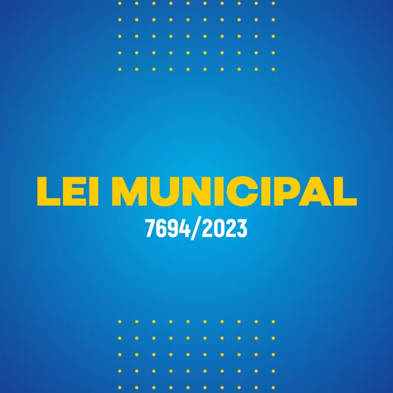 Lei Municipal 7694/2023